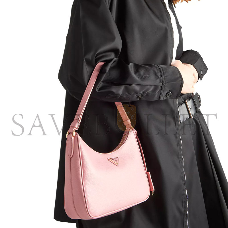 Pra*a re-edition 2005 mini leather bag 1bc204 (23*17*6.5cm)